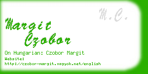 margit czobor business card